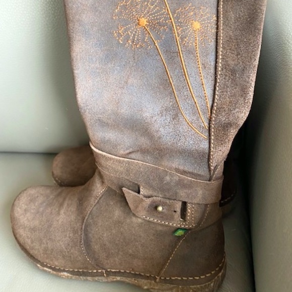 EL NATURALISTA over-the-knee leather boots Angkor N976 US 6-6.5 dark brown - Picture 4 of 16